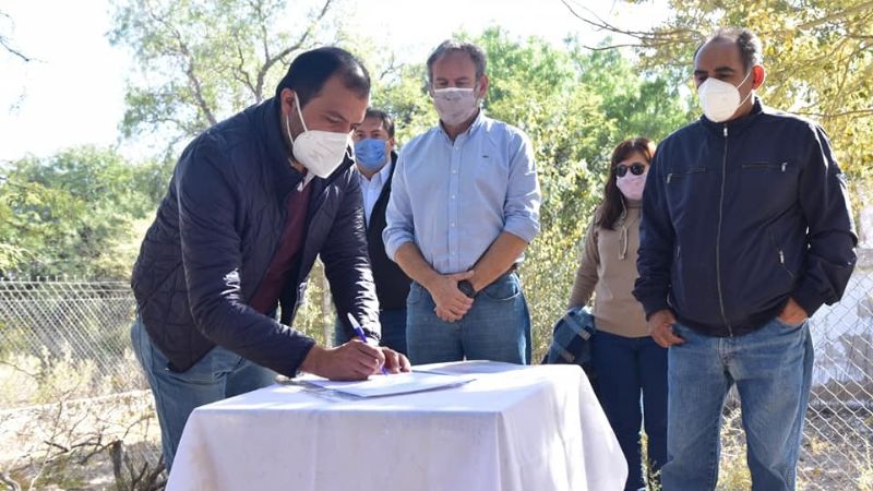 La planta de tratamiento de efluentes cloacales es un hecho