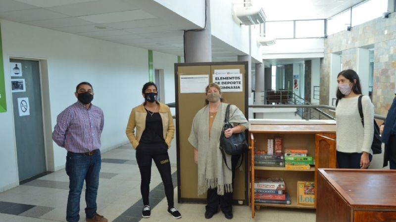 Una ludoteca para estrechar vínculos nuevos en la Residencia