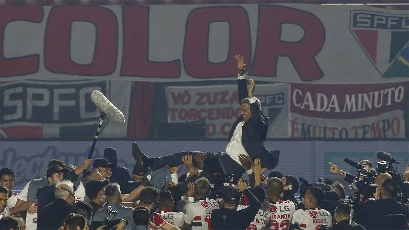 Hernán Crespo sacó campeón al San Pablo, en Brasil