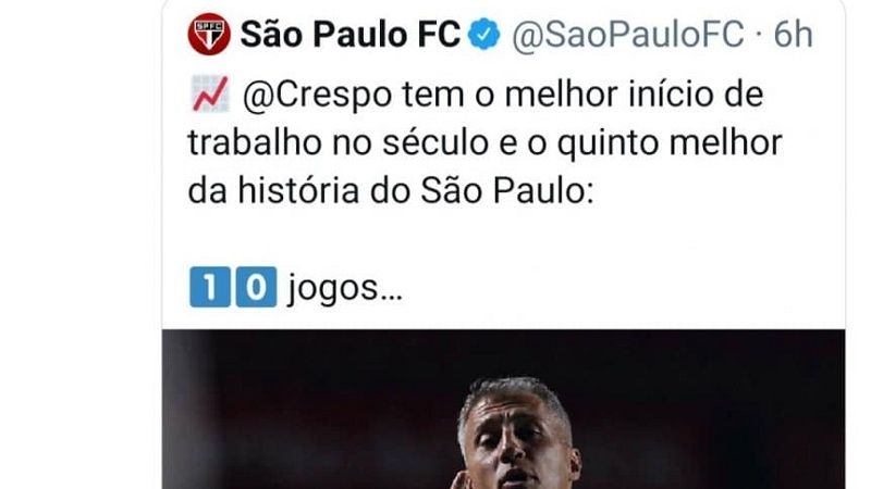 Crespo ingresó rápidamente en la historia del San Pablo