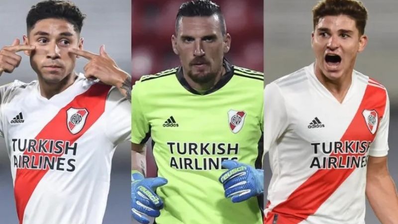 Tres de River son los "locales" de la Selección Argentina