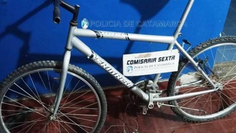 Recuperan una bici robada