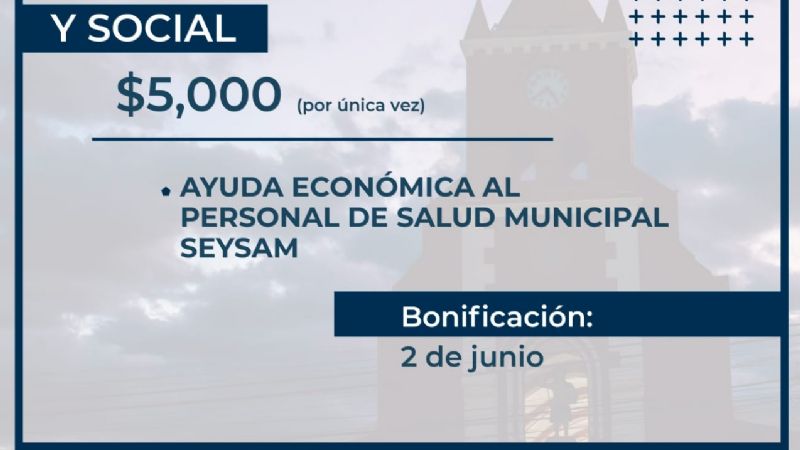 Apoyo económico a comercios, artesanos, emprendedores y trabajadores de salud