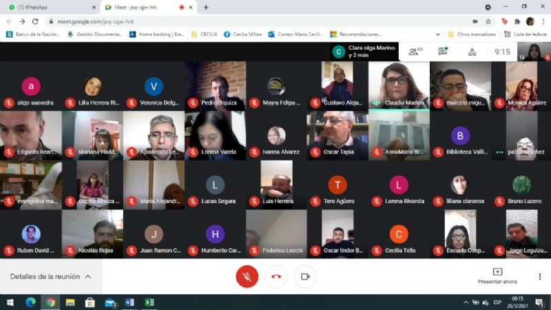Reunión con representantes legales de colegios privados de la provincia