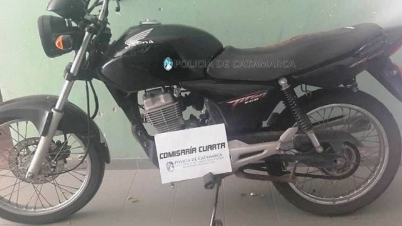 Secuestran una motocicleta requerida por la Justicia