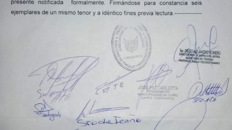 Malestar de empleados no bancarizados de Quirós y San Antonio