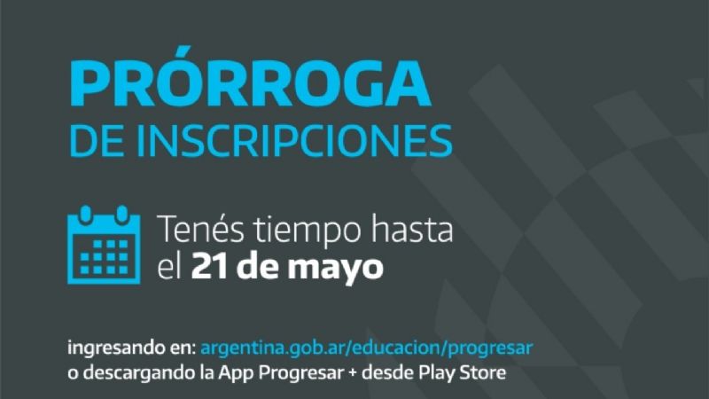 Se extiende el plazo de inscripción para las Becas Progresar