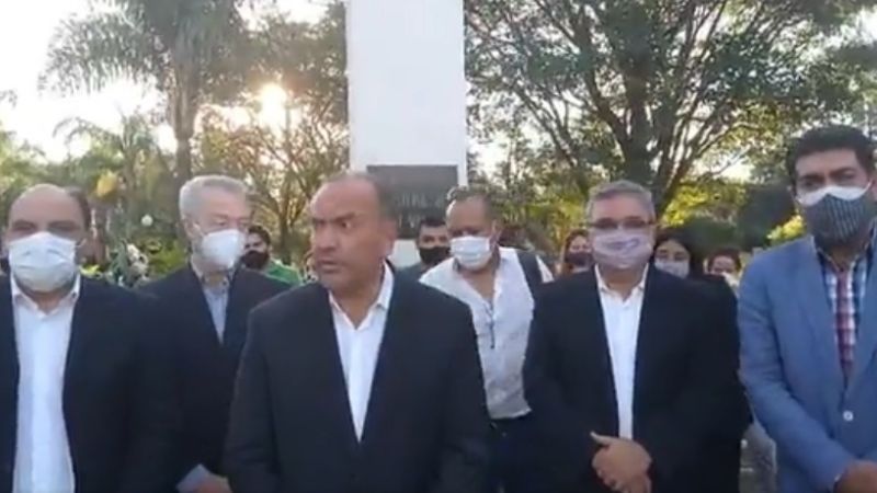 Autoridades y figuras políticas le dieron el último adiós a Marita Colombo