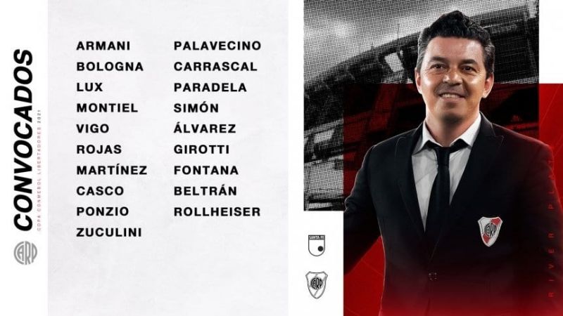 River prioriza la Liga y va con muchos suplentes a Colombia