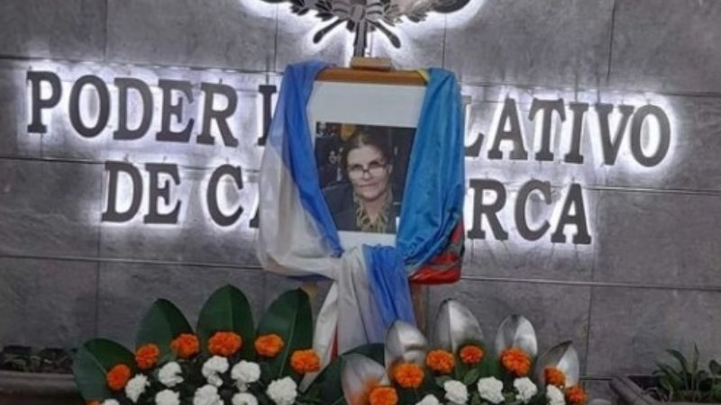 Los restos de Marita Colombo fueron despedidos en la Legislatura