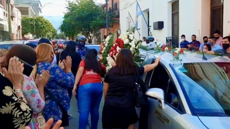 Los restos de Marita Colombo fueron despedidos en la Legislatura