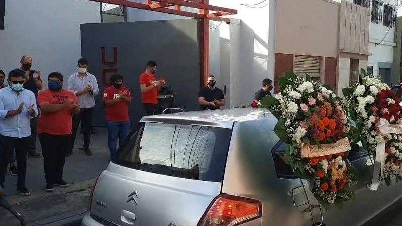 Los restos de Marita Colombo fueron despedidos en la Legislatura