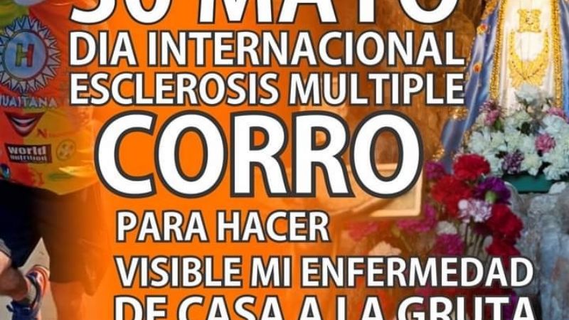 Deportista recorre 13k concientizando sobre la esclerosis múltiple
