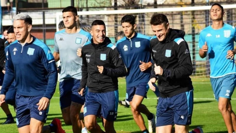 Racing, con equipo casi definido para enfrentar a Boca