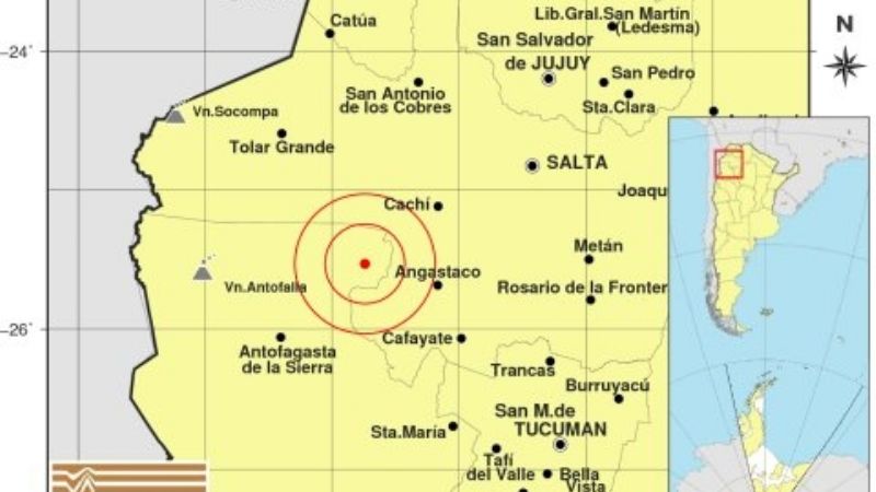 Tres temblores en un solo día