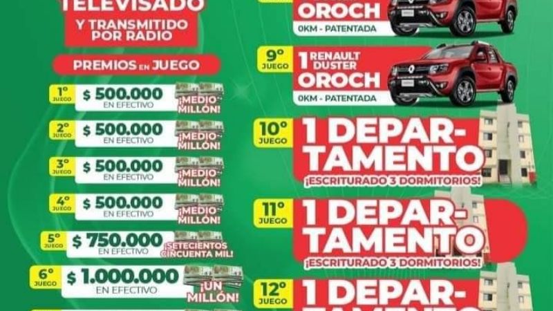 Piden no comprar cartones de un bingo no autorizado