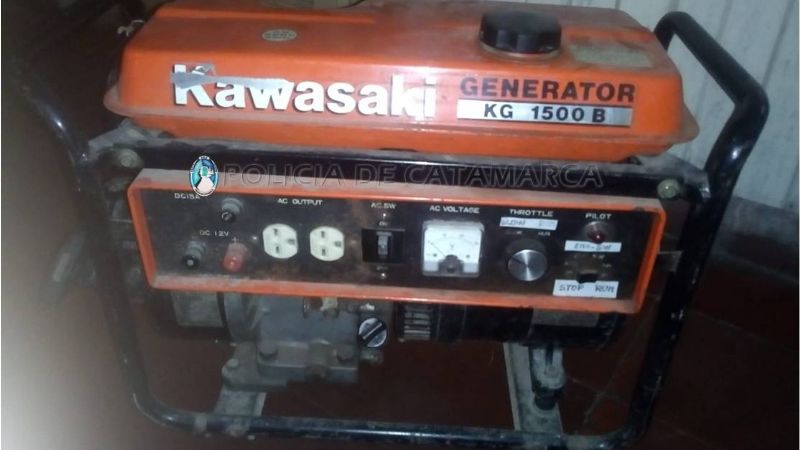 Secuestran un grupo electrógeno en Tinogasta