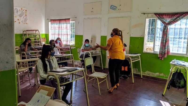 El interior provincial retomó la presencialidad