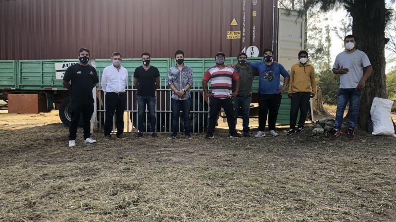 Nueva exportación de nueces de Pozo de Piedra a Italia