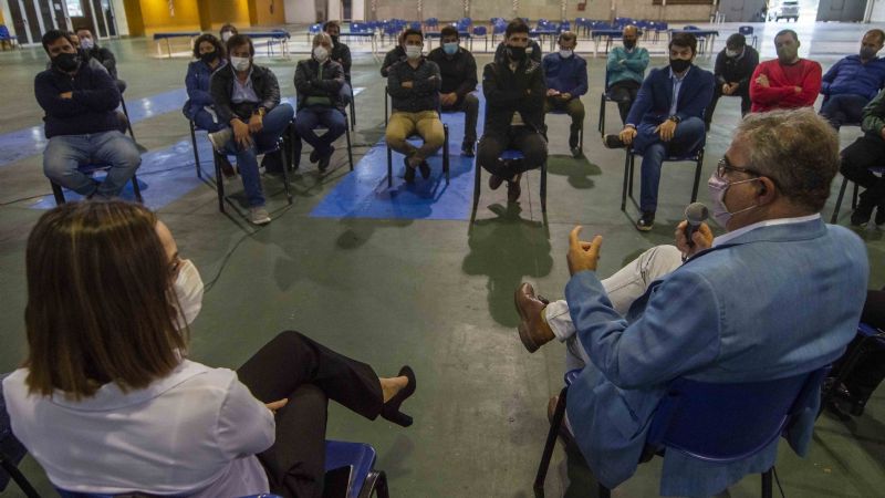 Jalil recibió a gremios y cámaras vinculadas con la minería