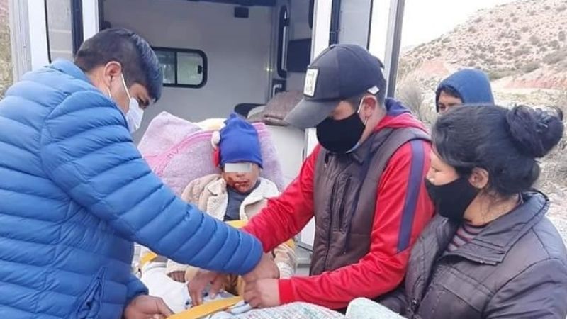 La odisea de Thiaguito para llegar al hospital