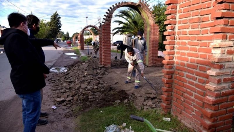 Puesta en valor del Paseo Los Arcos, en Valle Viejo