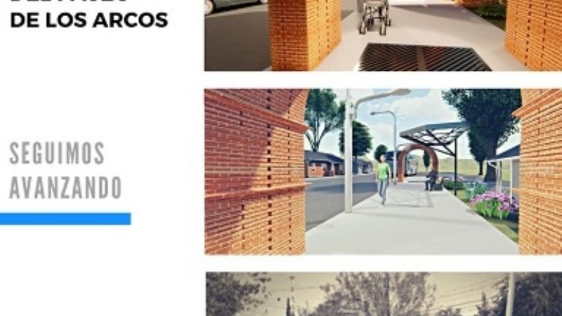 Puesta en valor del Paseo Los Arcos, en Valle Viejo