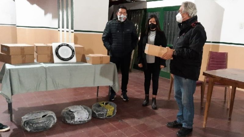 San Martín adquirió material con fondos del programa “Clubes en Obra”