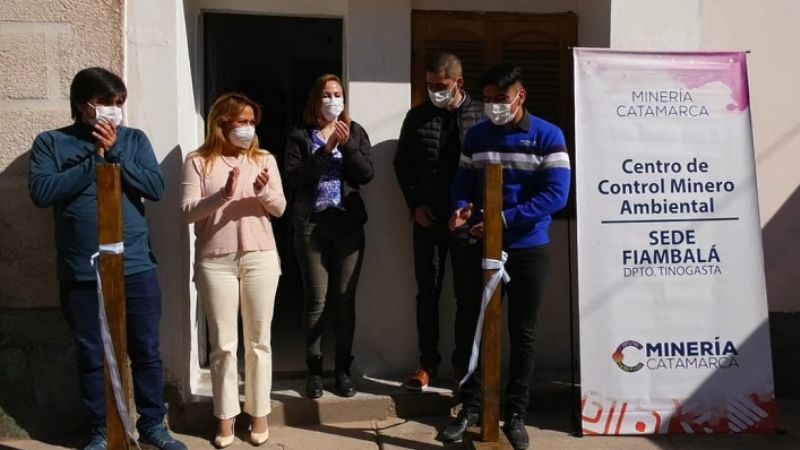 Centro de control minero en Fiambalá