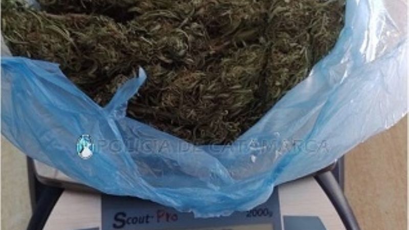 Dos sujetos detenidos con droga en Belén