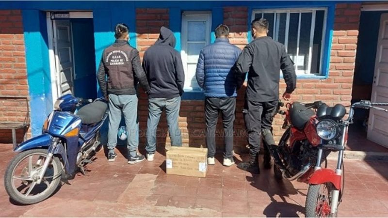 Dos sujetos detenidos con droga en Belén