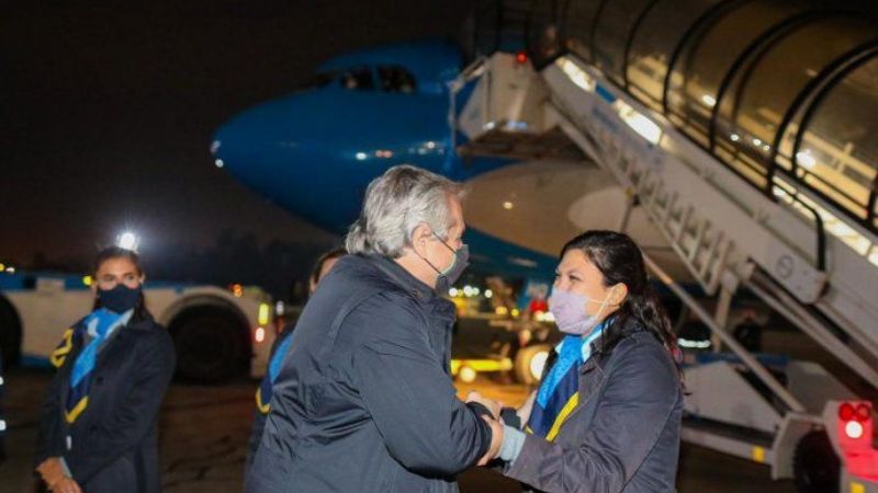 Alberto Fernández inició una gira por Portugal, España, Francia, Italia y el Vaticano