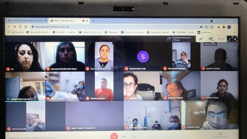 Capacitación sobre planes maestros de inversión con enfoque de red