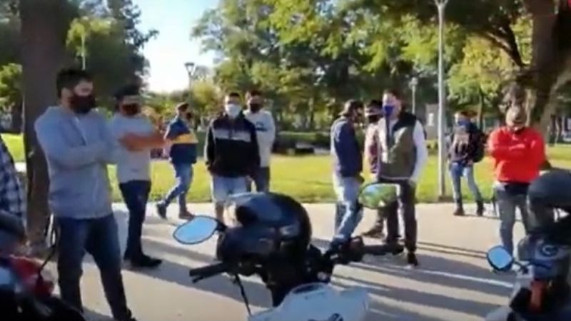 Cadetes de delivery también piden vacunas