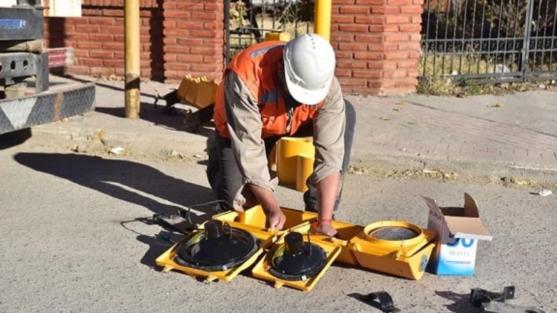 Continúa obra de urbanización en Santa María