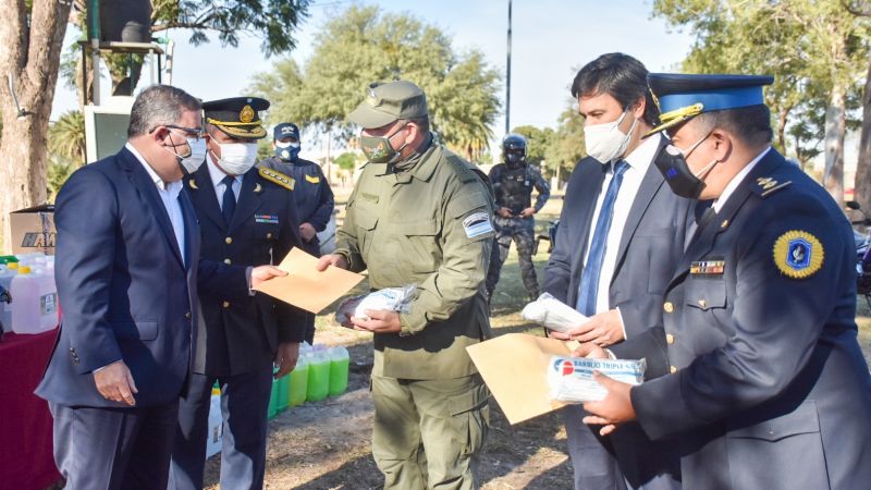 Entregaron herramientas de trabajo a la Policía