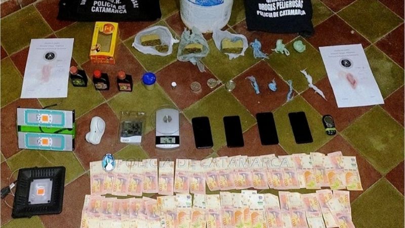 Dos detenidos con droga en Belén