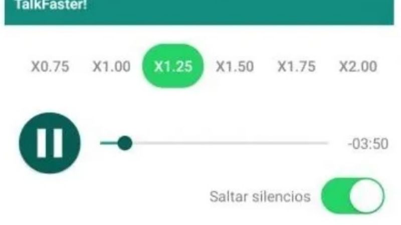 Truco que ofrece más opciones para escuchar los audios en WhatsApp