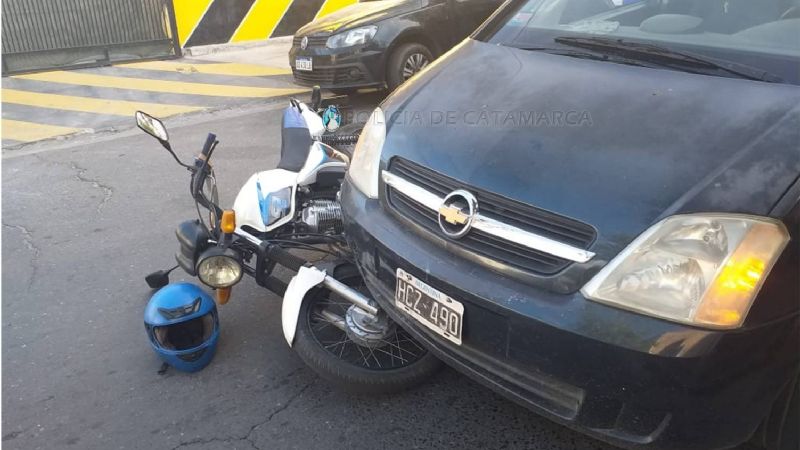 Motociclistas heridos tras un choque en pleno centro