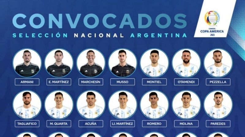 Con Armani y Álvarez, sin Alario, salió la lista final de Scaloni