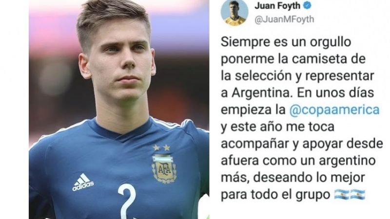 Sin rencor, Foyth mandó apoyo a la Selección Argentina