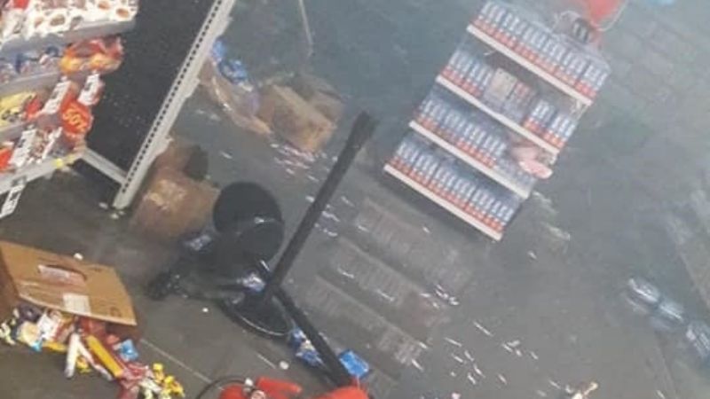 Incendio en el super Chango Más