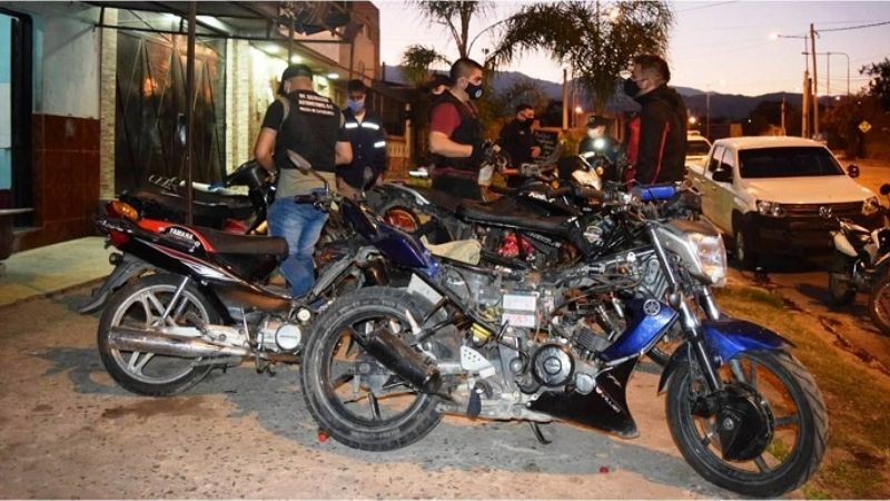 Secuestran una motocicleta