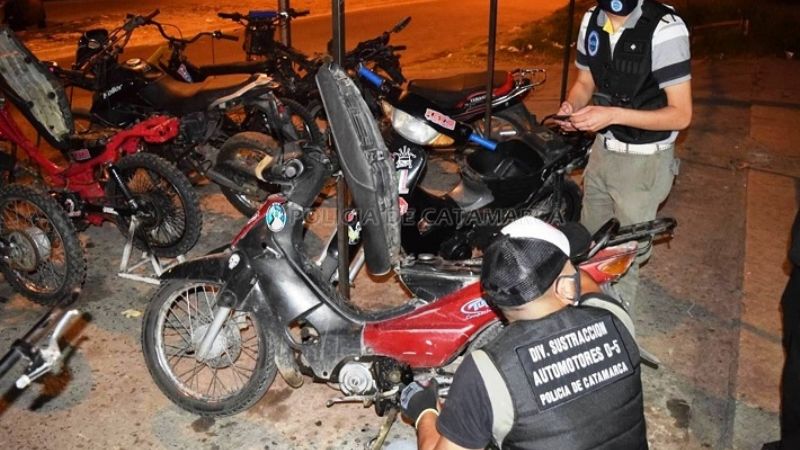 Secuestran una motocicleta