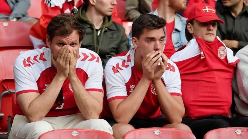 Conmoción en la Eurocopa, por el desmayo de Eriksen