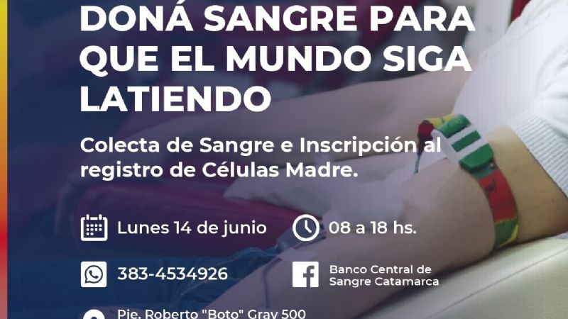 Día Mundial del Donante Voluntario de Sangre