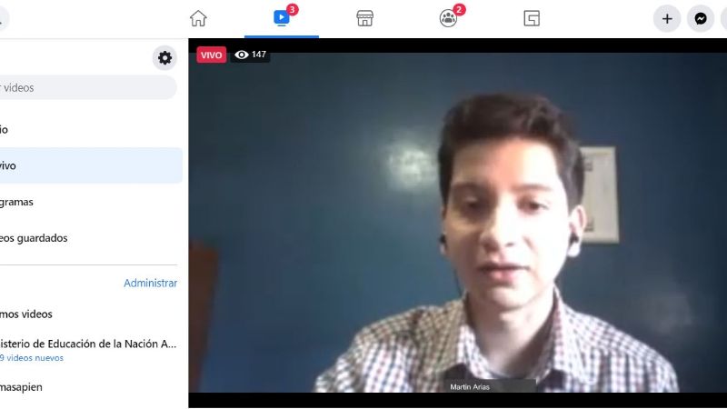 Estudiante santamariano cerró la presentación de "Comunicación, medios y jóvenes”