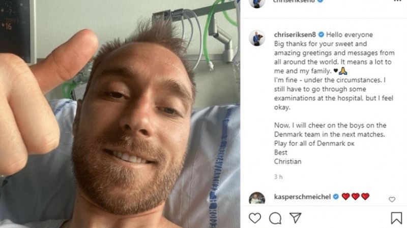 Eriksen está bien, pero deben seguir los estudios