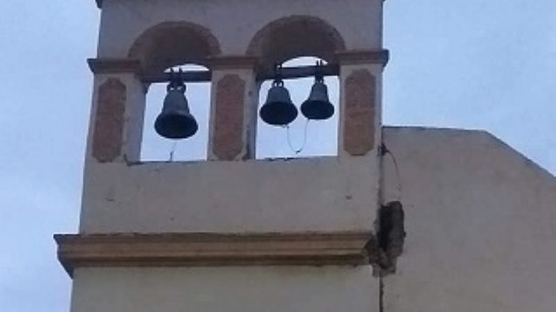 Temen que colapse parte de la estructura de una histórica iglesia