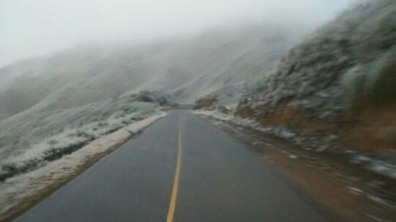 Nieve en la Cuestecilla de Las Juntas